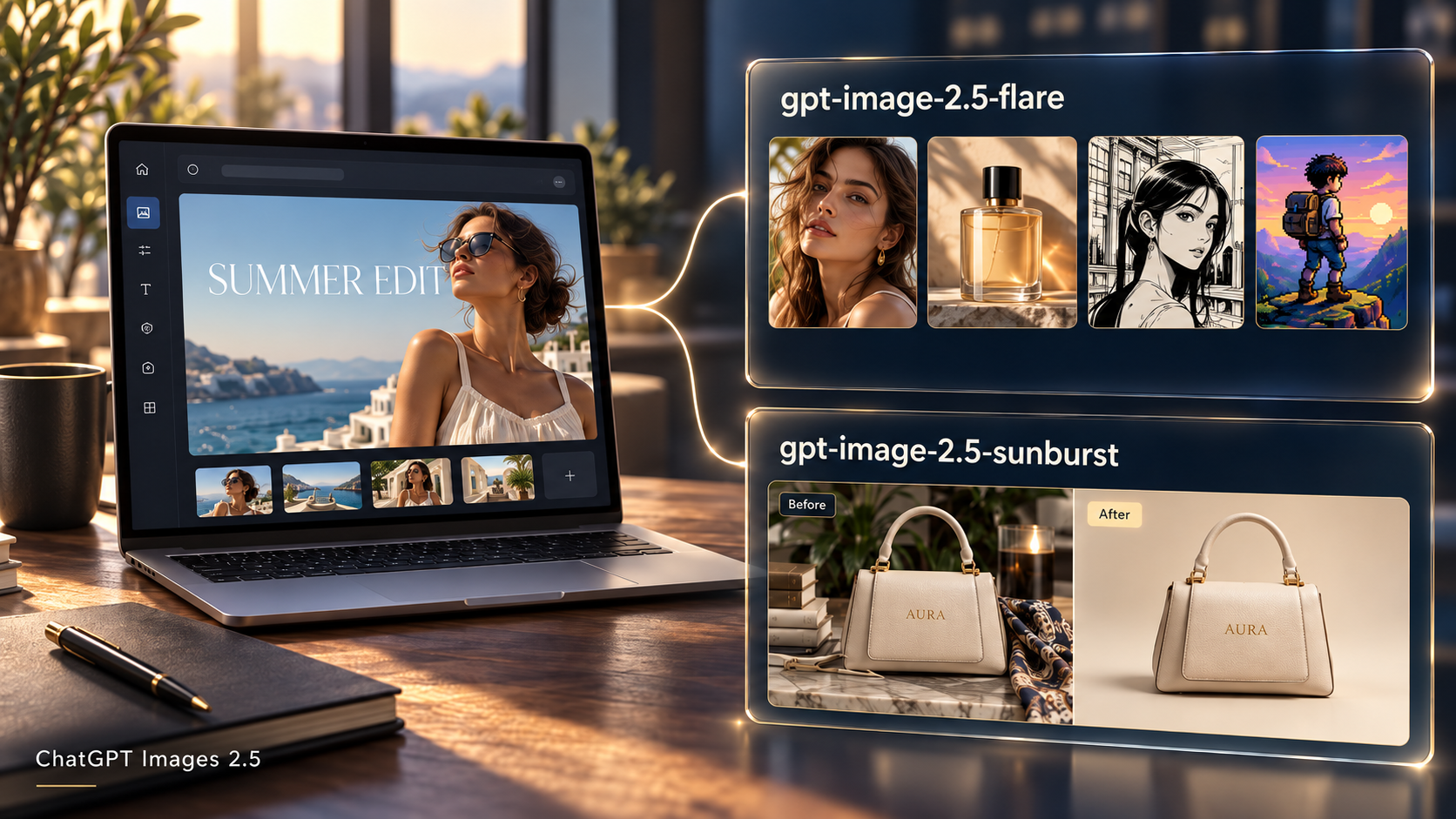 How ChatGPT Images 2.5 maps to GPT Image 2.5 Flare and Sunburst API models