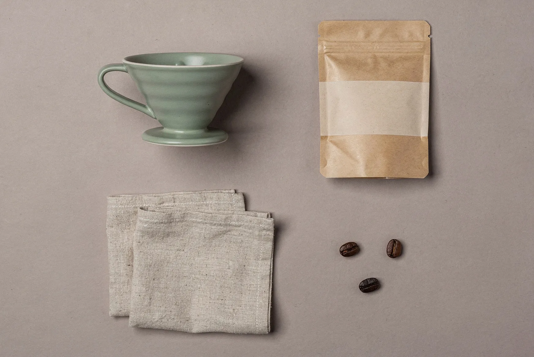 Flat-lay of e-commerce product props generated with flux-2 on hiapi
