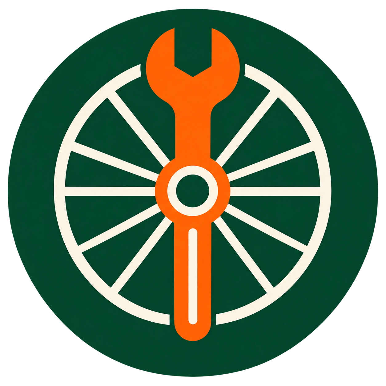 SPOKE circular avatar with a wheel and wrench and no shop name