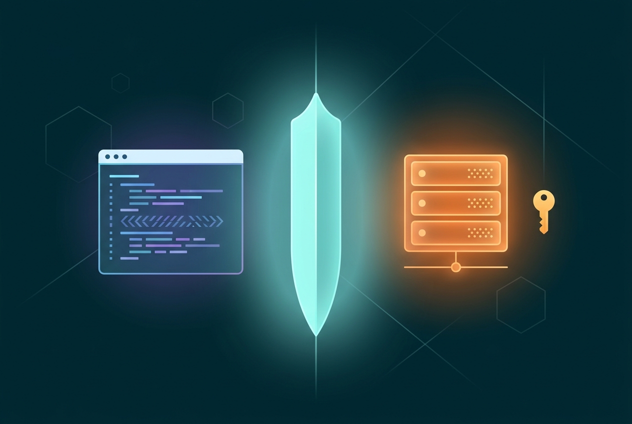 Server boundary protecting the API key