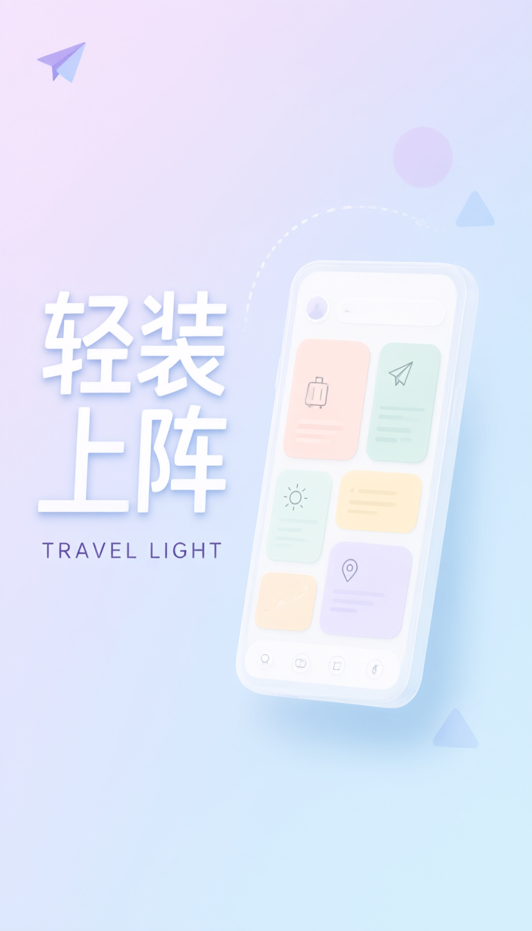 A mobile app launch poster with a floating phone mockup and bilingual headline text
