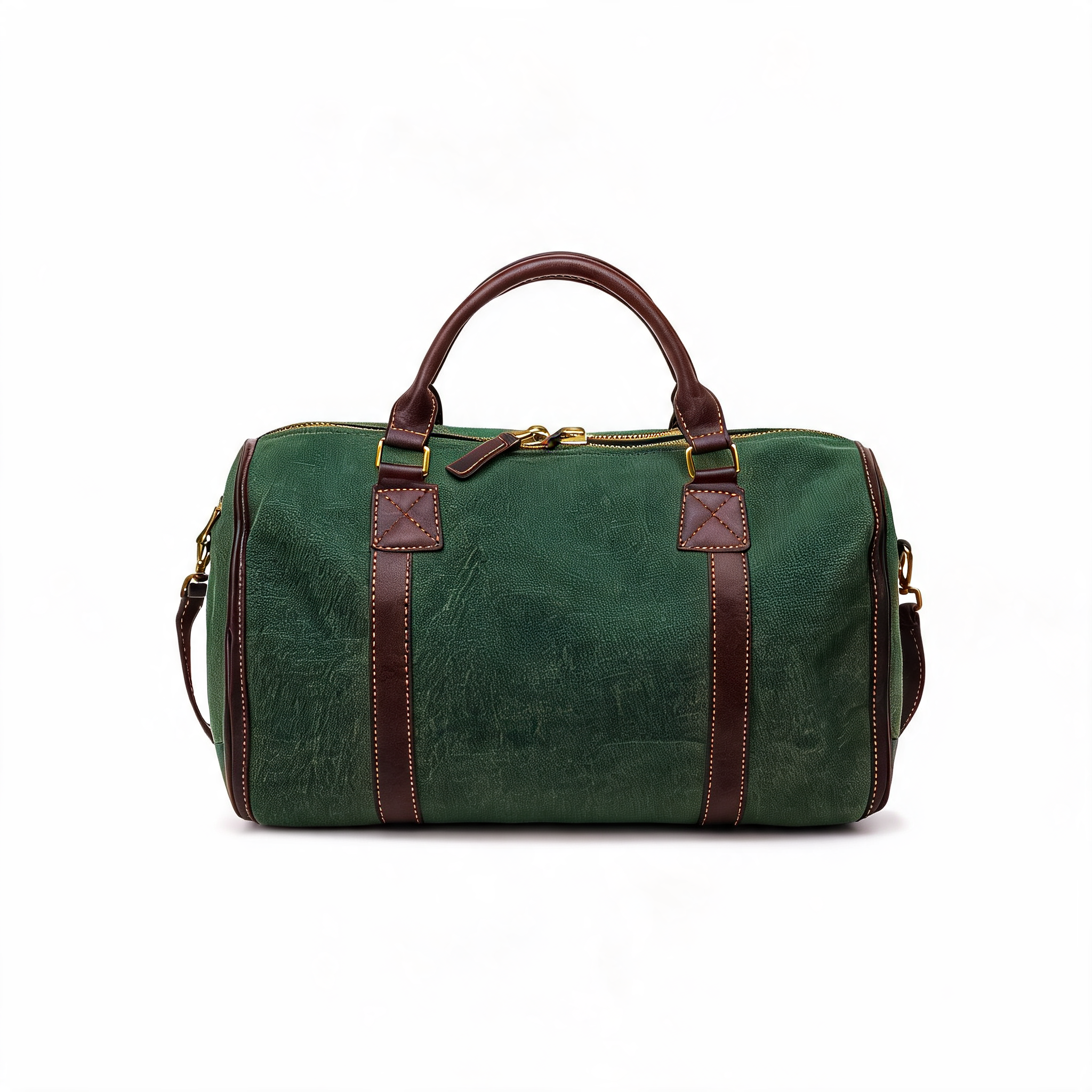 Colorway variant: the same bag design recolored to deep forest green