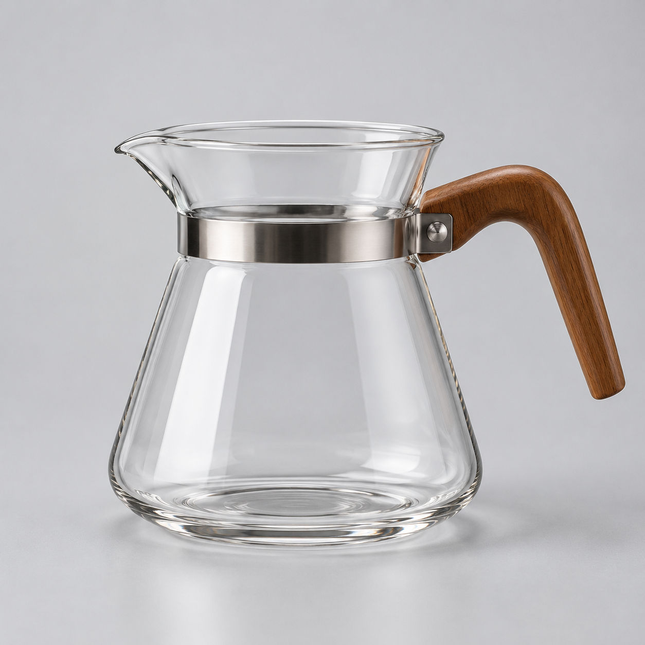 Reference 2: clear glass coffee carafe