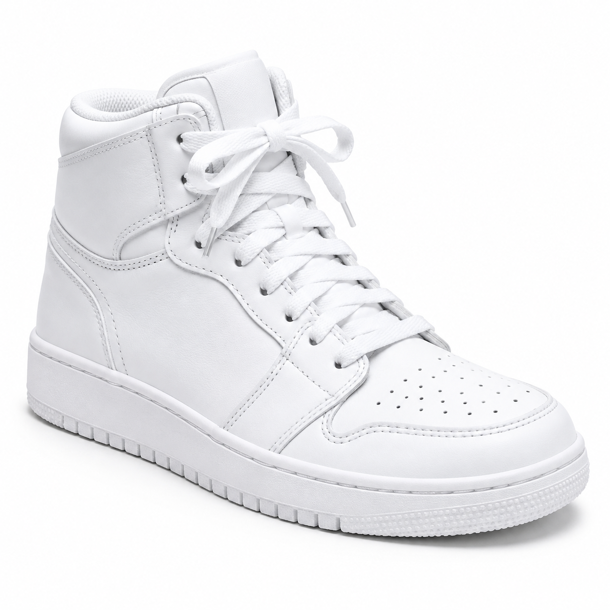 Reference 1: white high-top sneaker