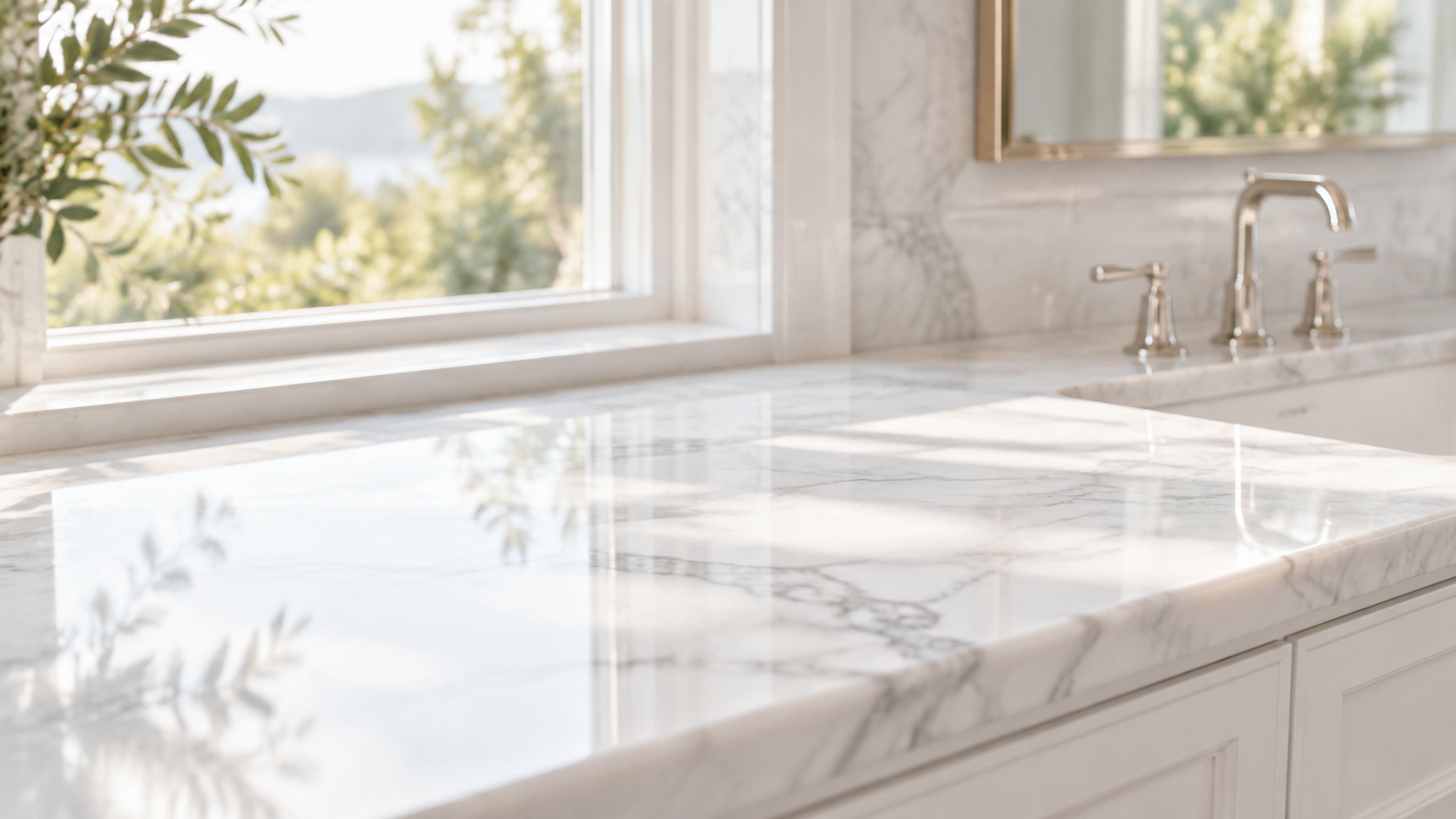 Marble vanity scene reference