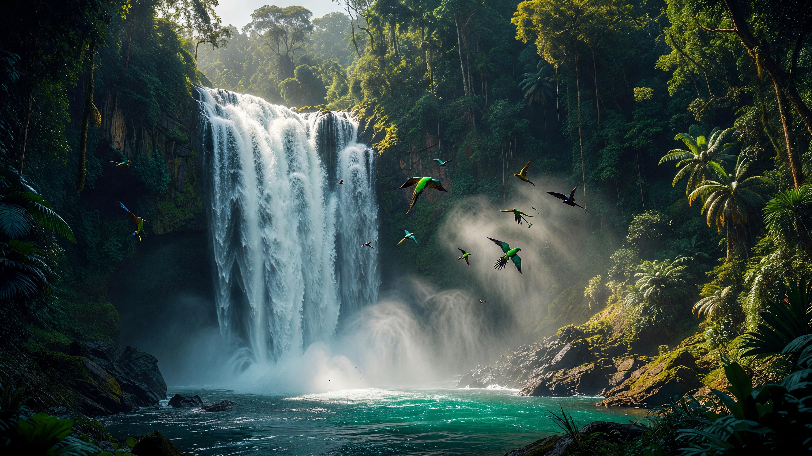 Rainforest Waterfall