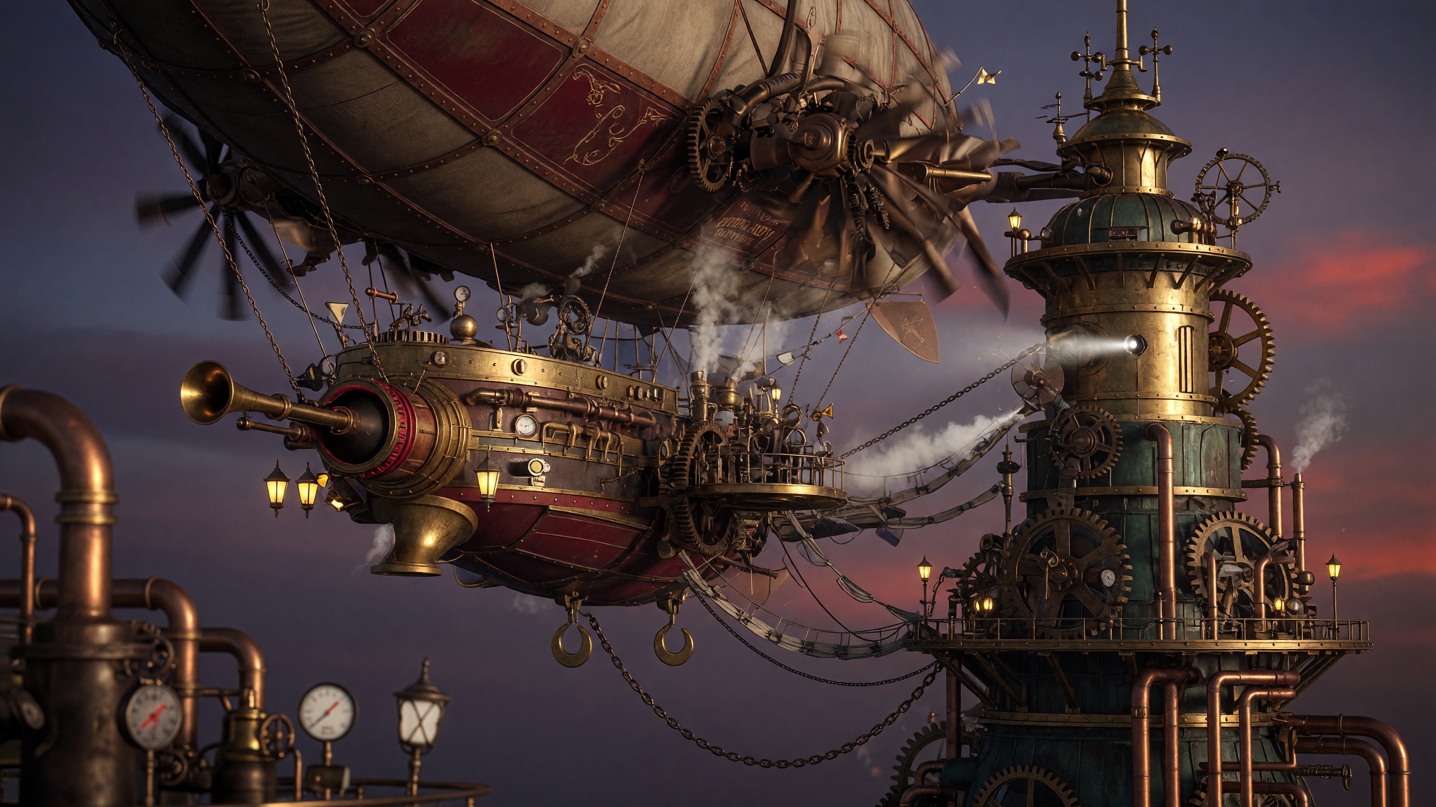 Steampunk Airship