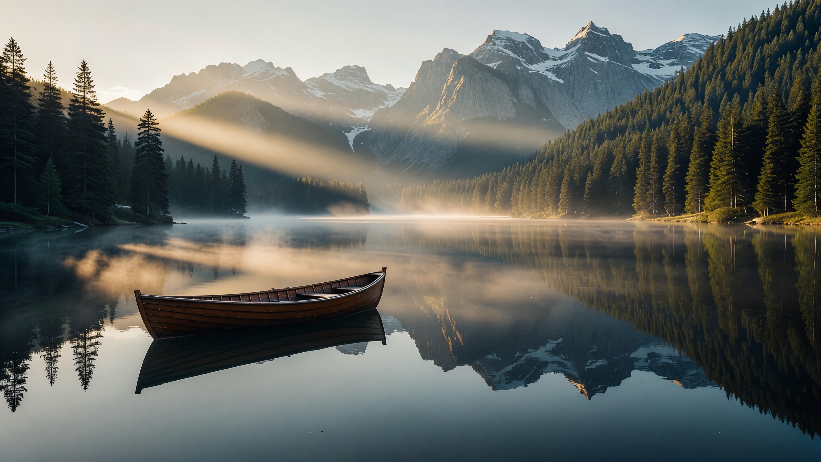 Turn a quiet lake into a firefly night · Before