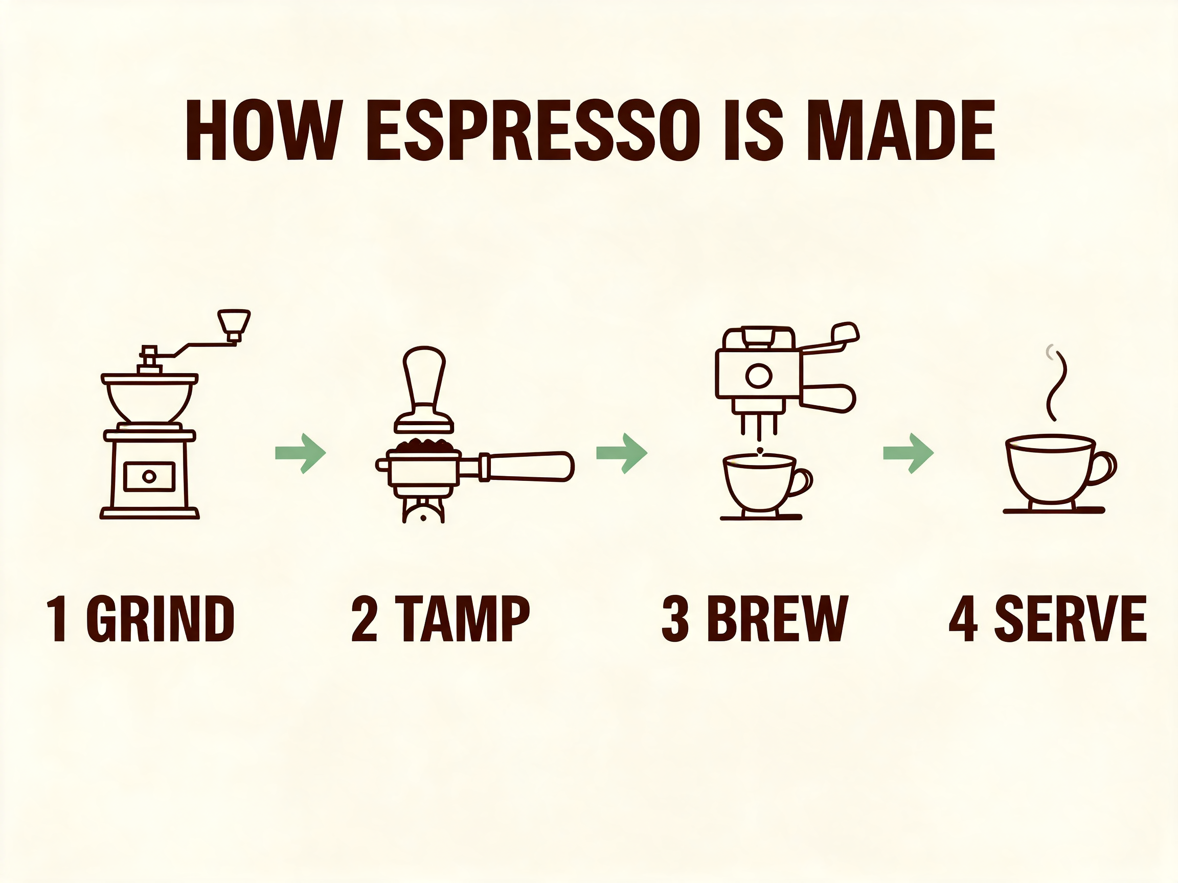 Create a four-step infographic