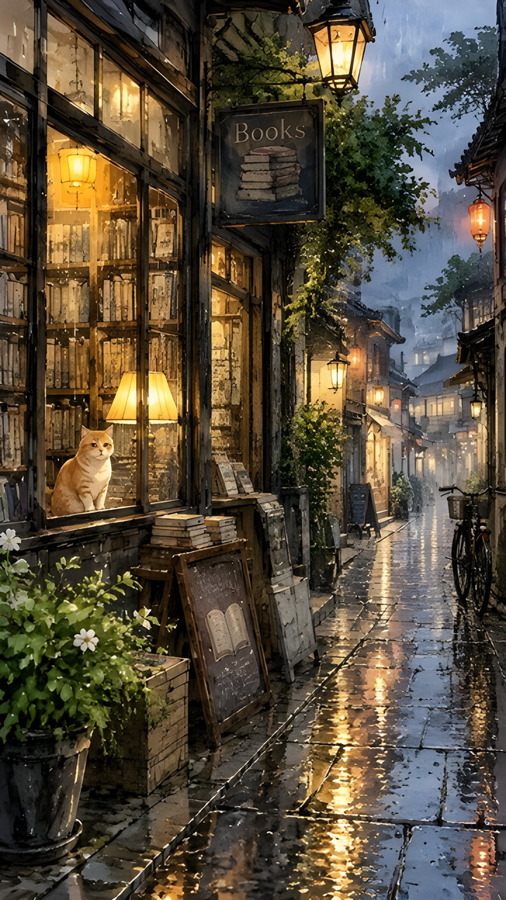 Bookshop upscaled