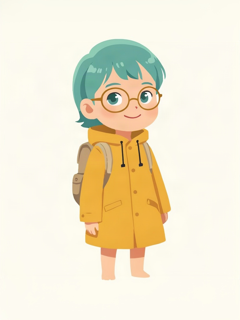 Portrait illustrated character
