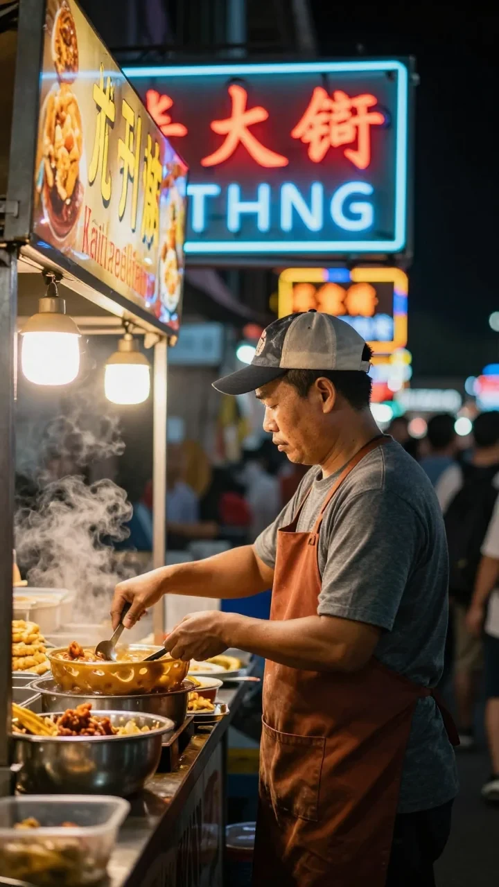 夜市小吃摊