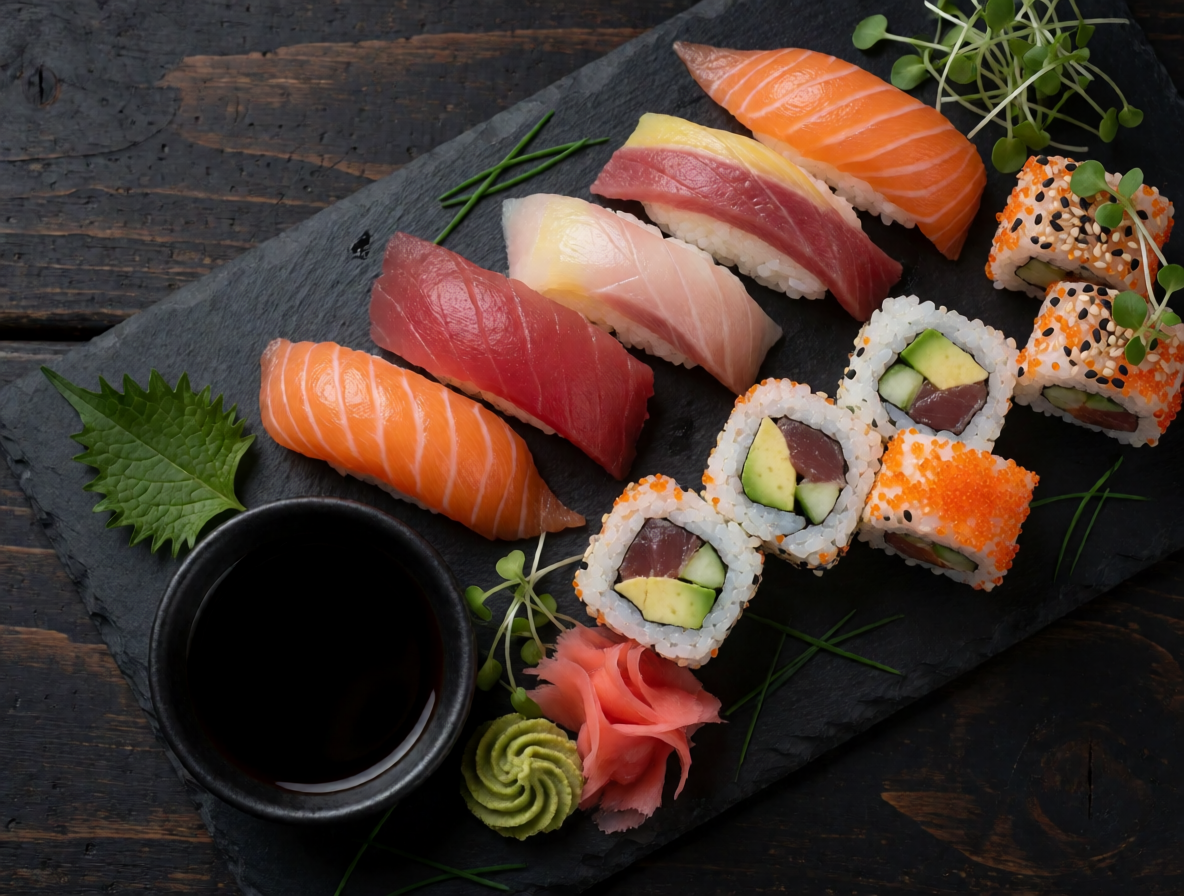Sushi platter