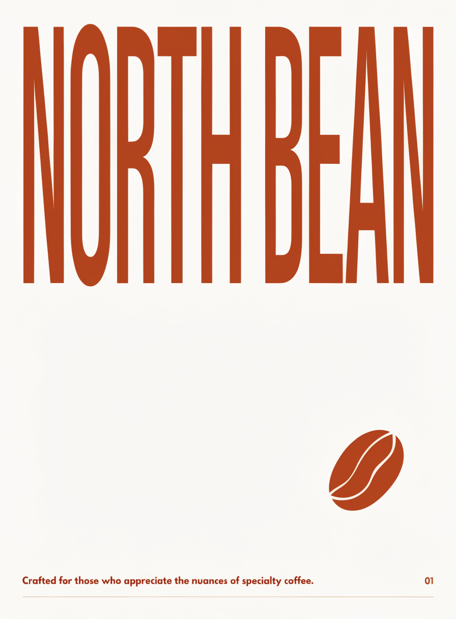 NORTH BEAN brand poster
