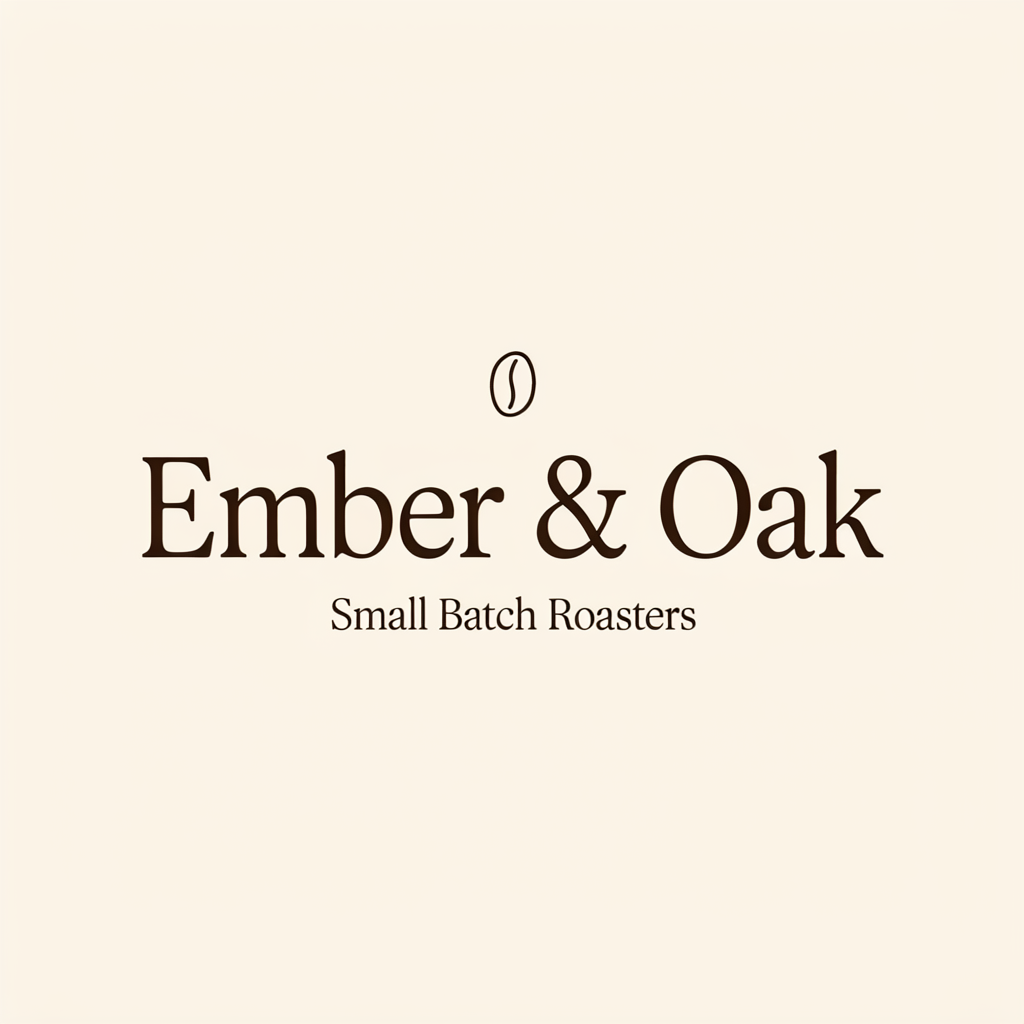 Ideogram wordmark with a literal ampersand and coffee bean above the text