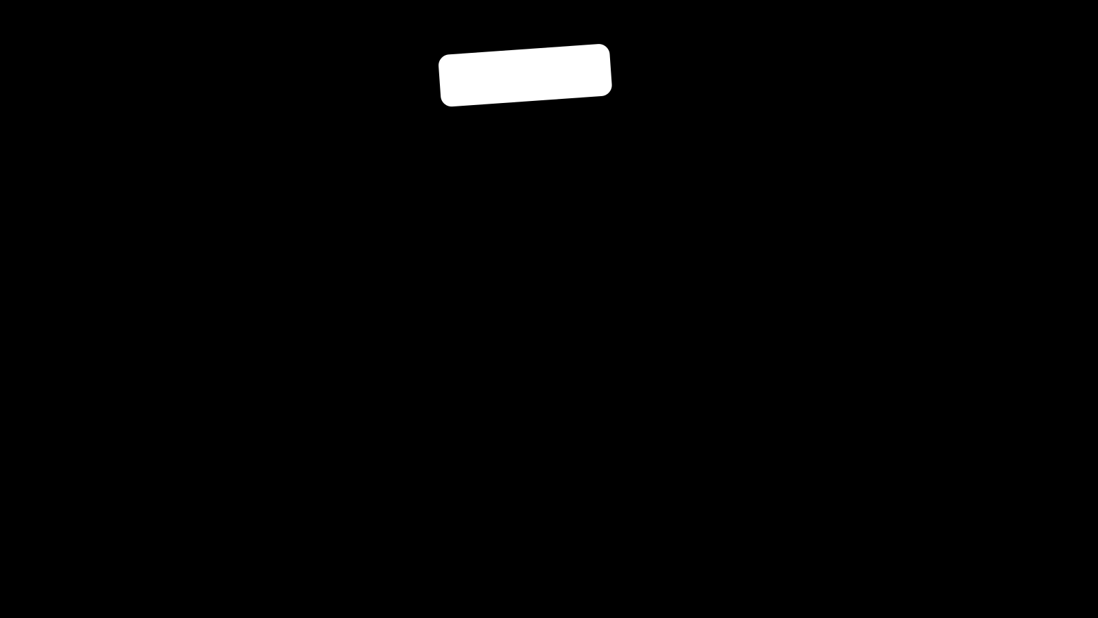 Mask: one small white rounded bar on a black field, covering only the scratch