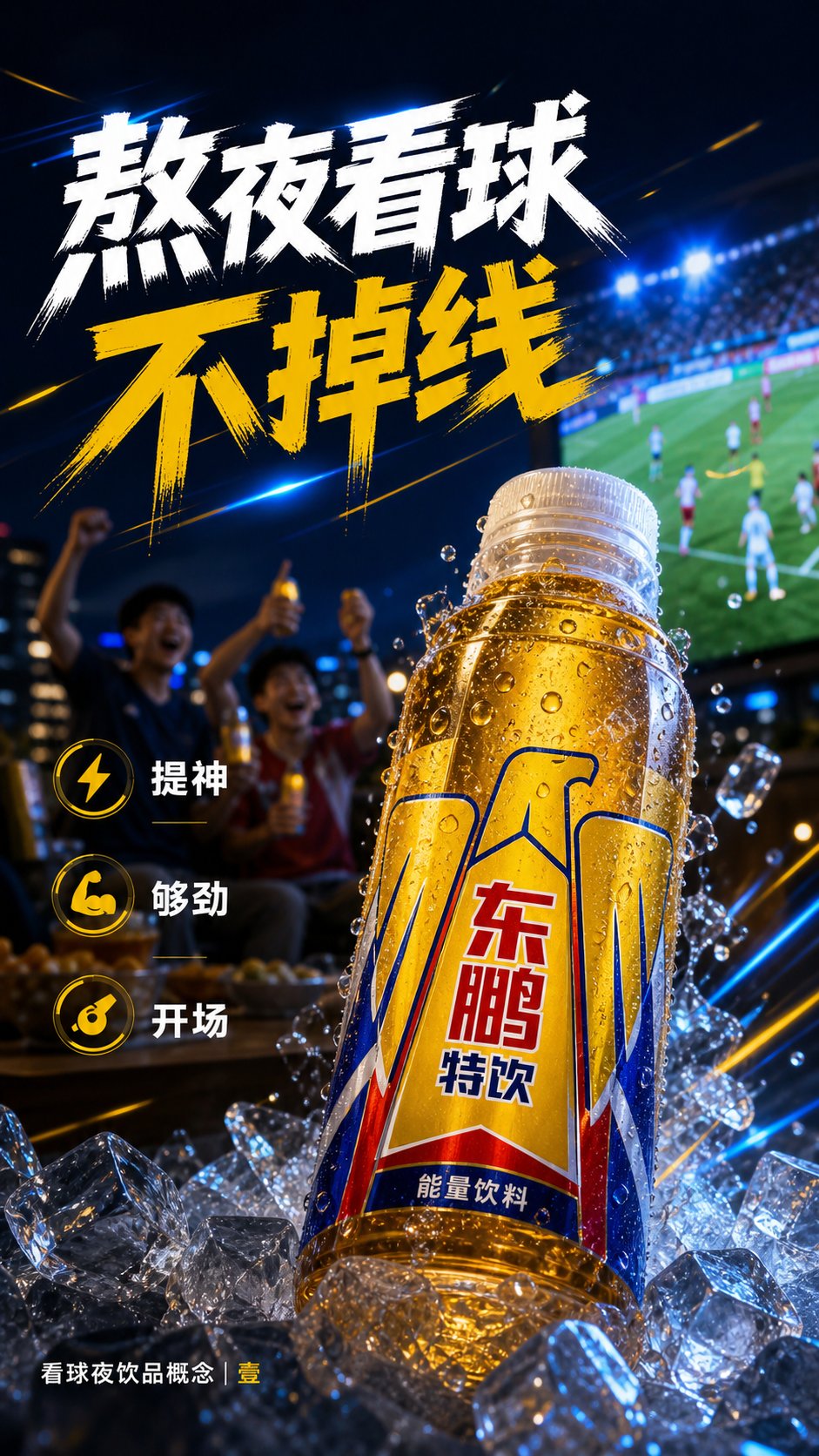 同一场景下比较三种饮品品牌