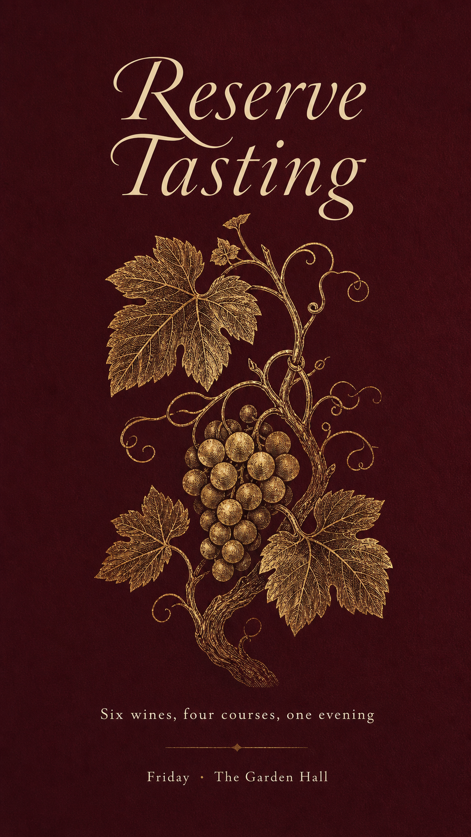 Wine Tasting Event Poster