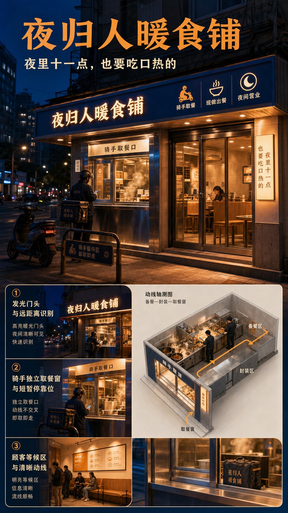 为深夜外卖设计完整消费体验