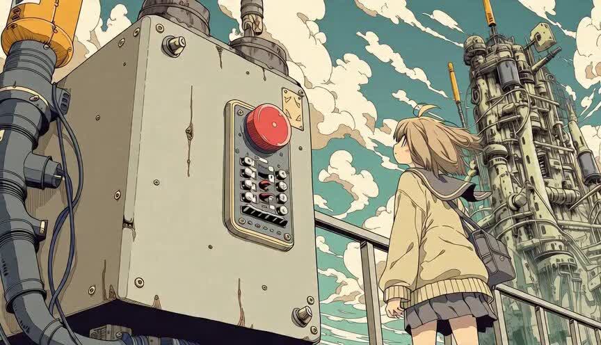 Japanese Anime Dialogue Sequence