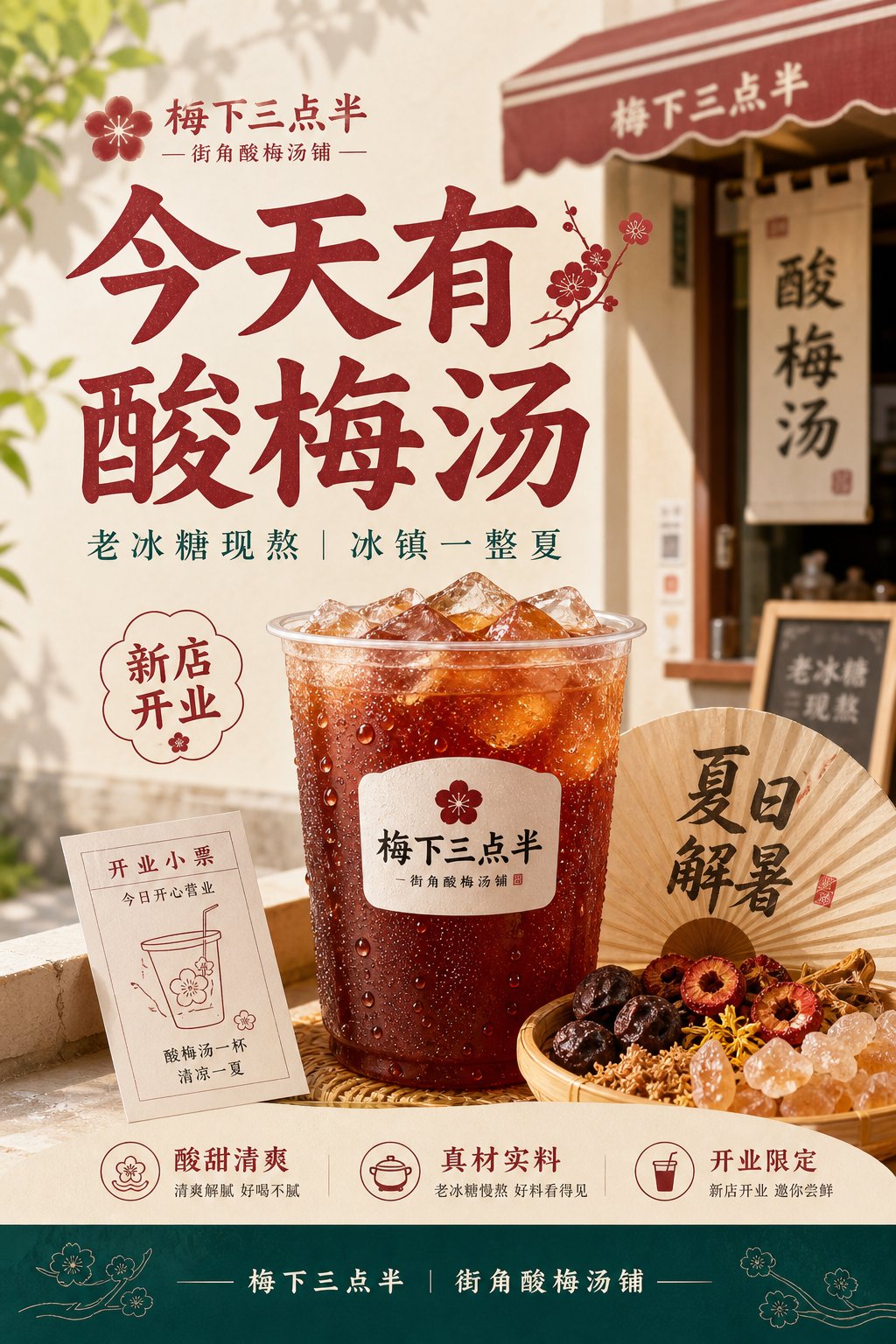 从零设计一家酸梅汤铺,作品 4