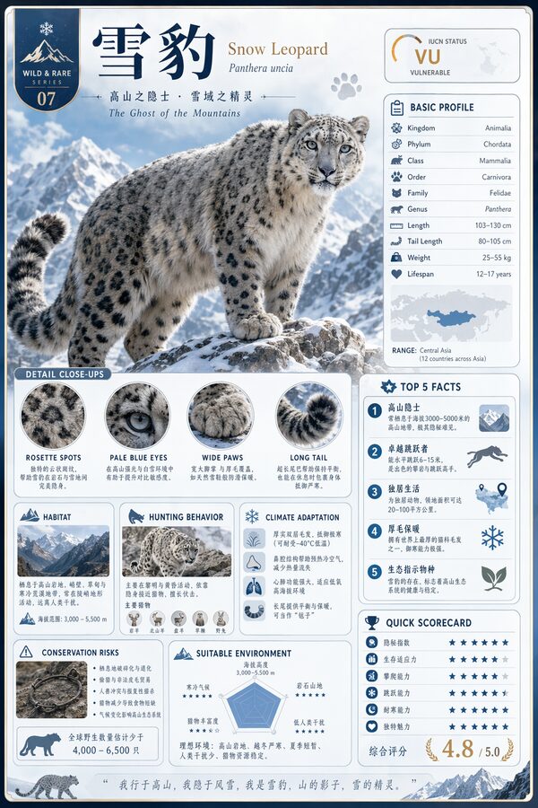 Modular encyclopedia infographic card