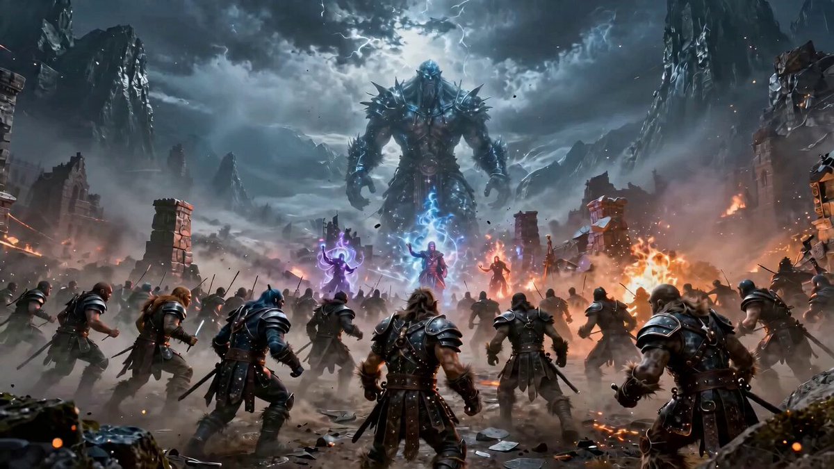 Epic Fantasy Battle — Cinematic 10-Second Sequence