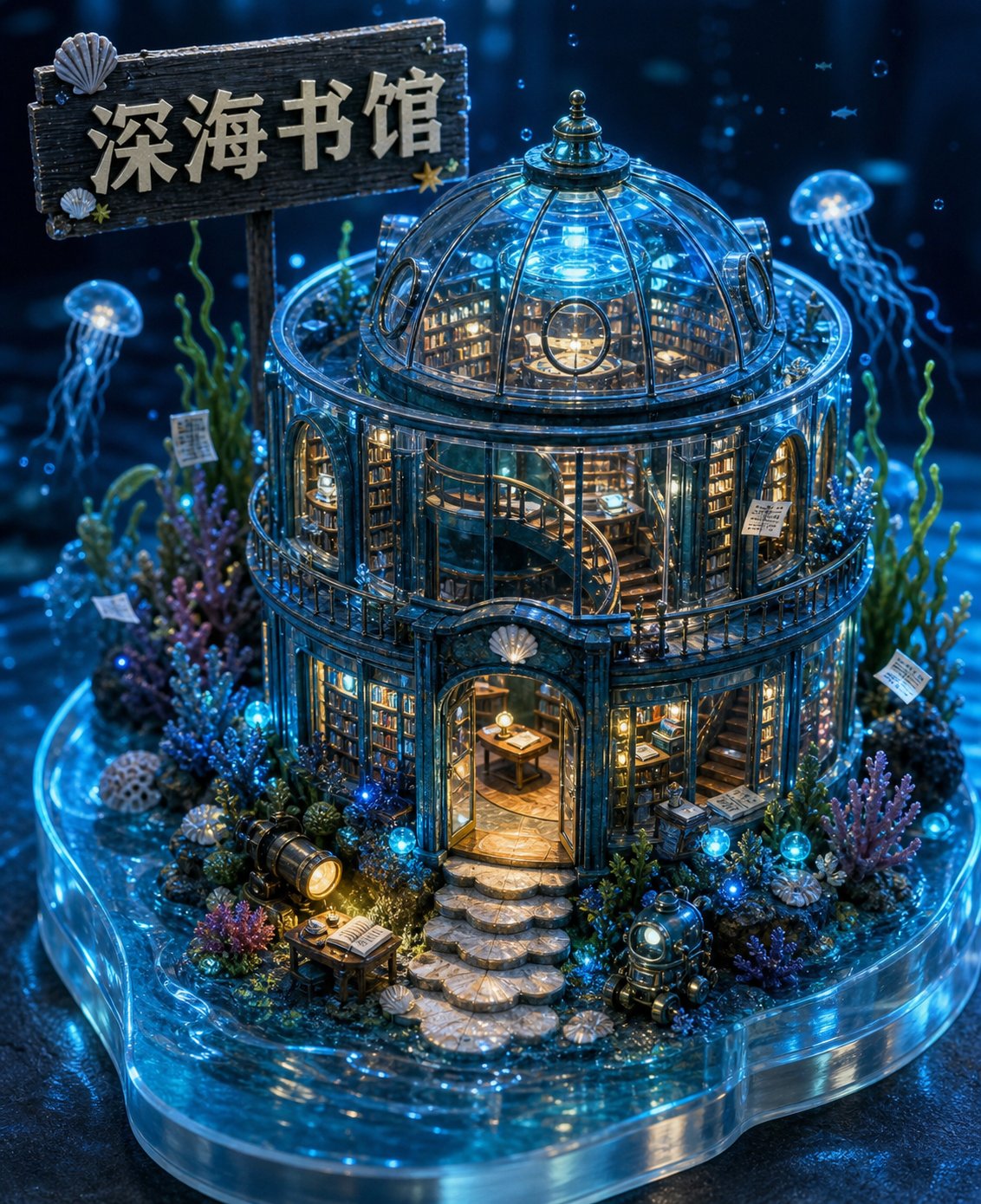 Miniature place dioramas, output 3