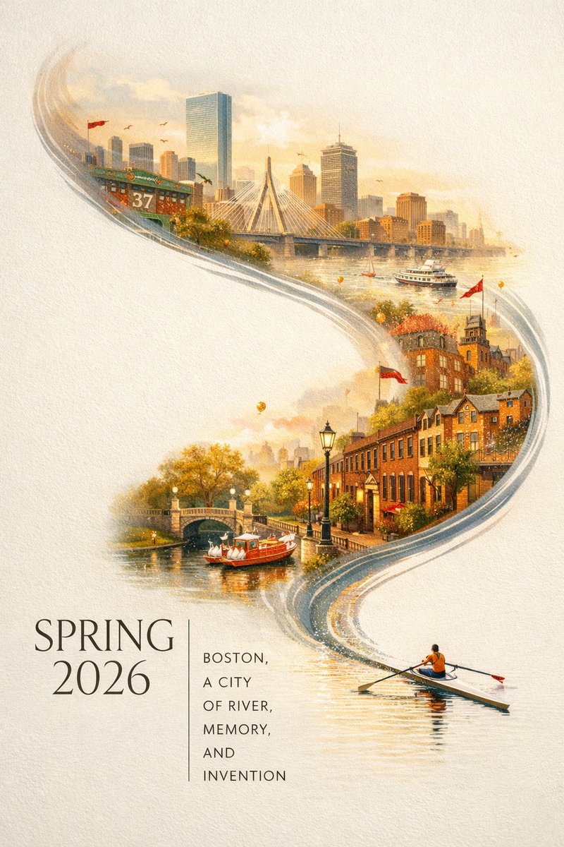 2026 波士顿春季城市海报