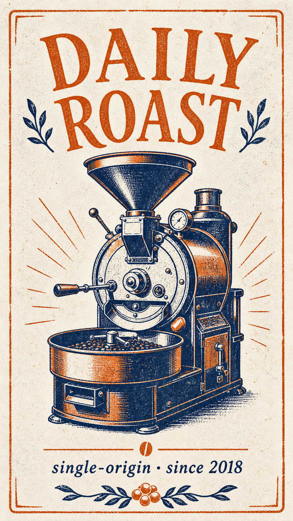 Indie Coffee Roastery Poster