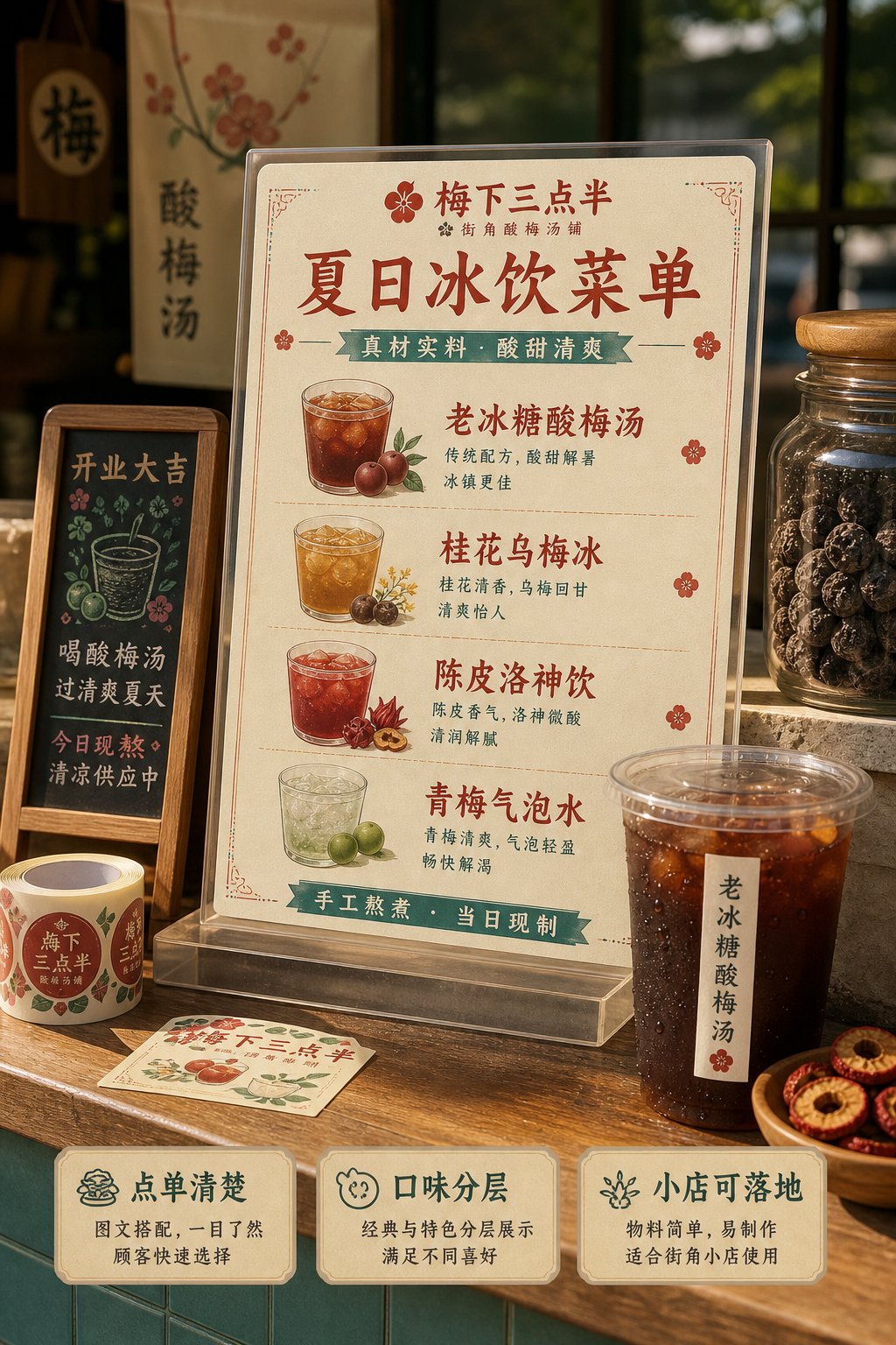 从零设计一家酸梅汤铺,作品 3