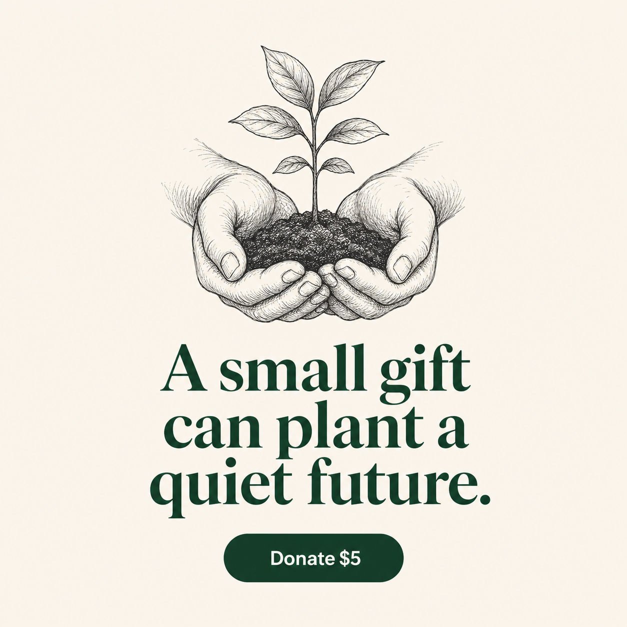 Square — Donation Campaign Visual
