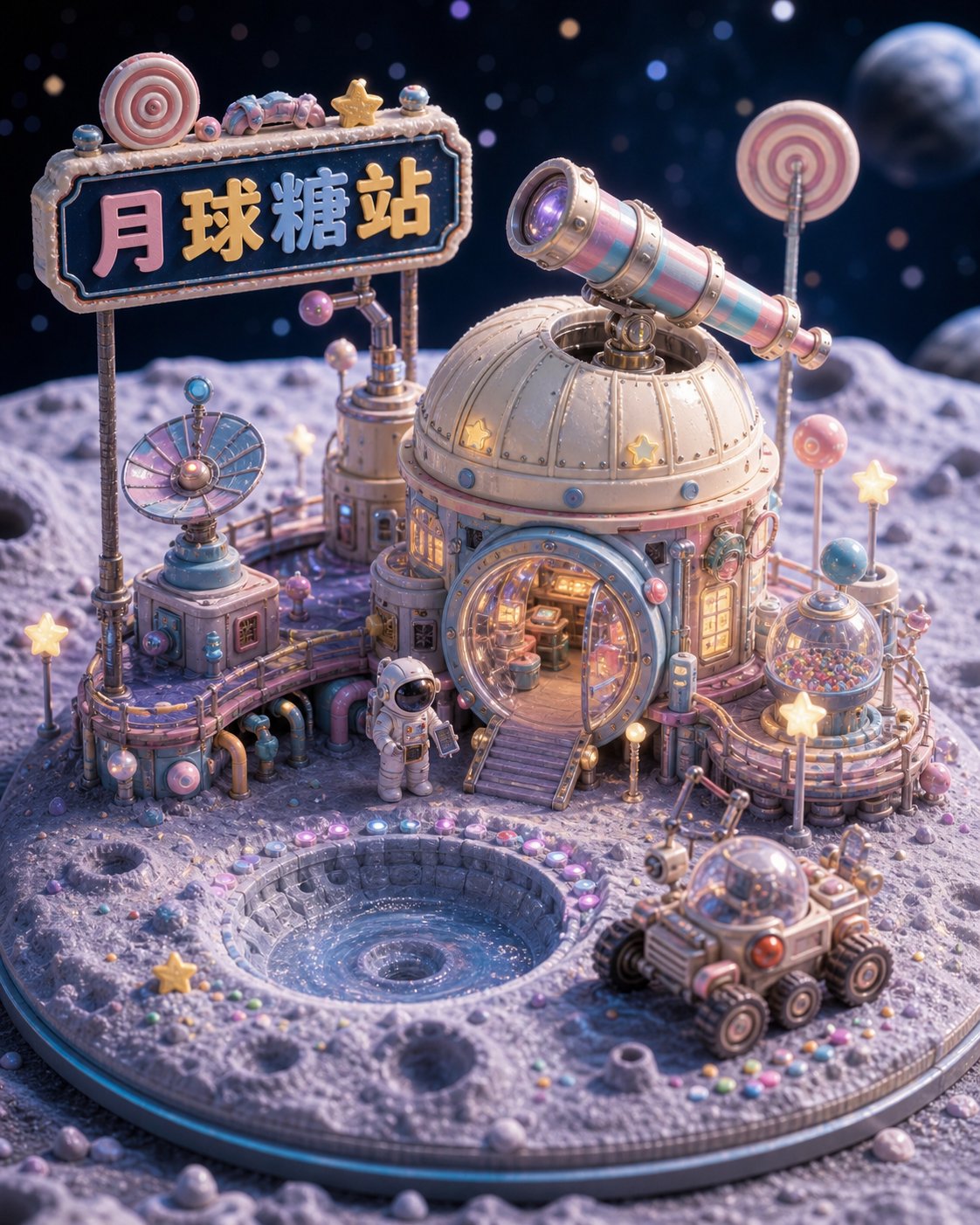 Miniature place dioramas, output 4